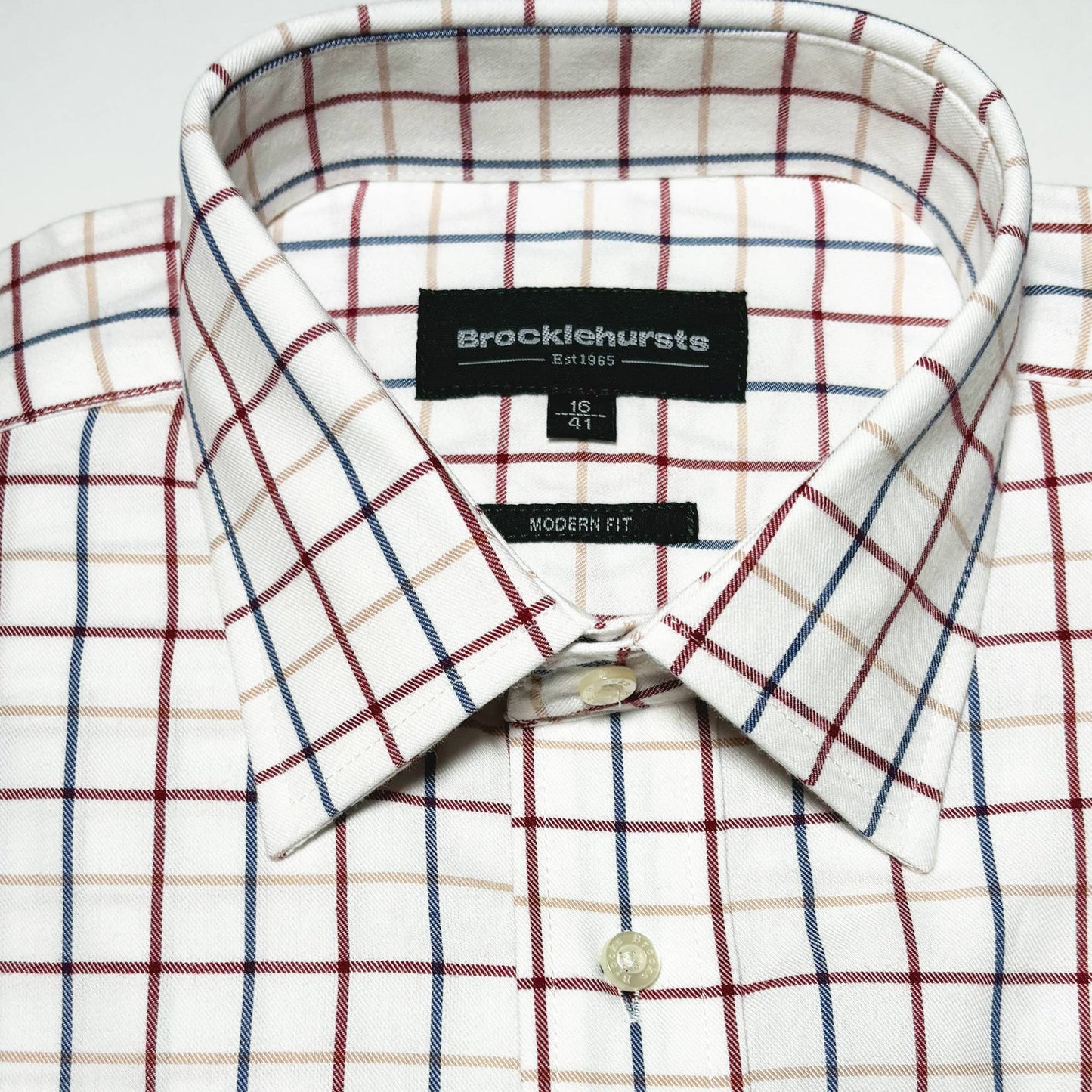 Wensleydale Tattersall Check Shirt Red