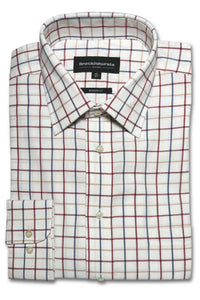 Wensleydale Tattersall Check Shirt Red
