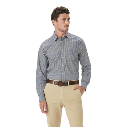 Classic Poplin Check Long Sleeve Shirt