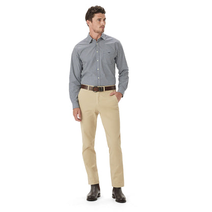Classic Poplin Check Long Sleeve Shirt