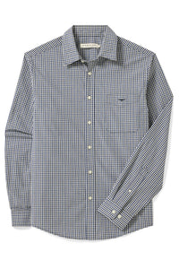 Classic Poplin Check Long Sleeve Shirt