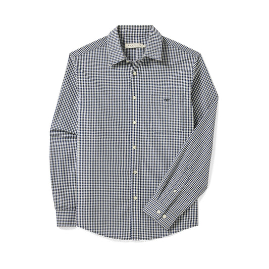 Classic Poplin Check Long Sleeve Shirt