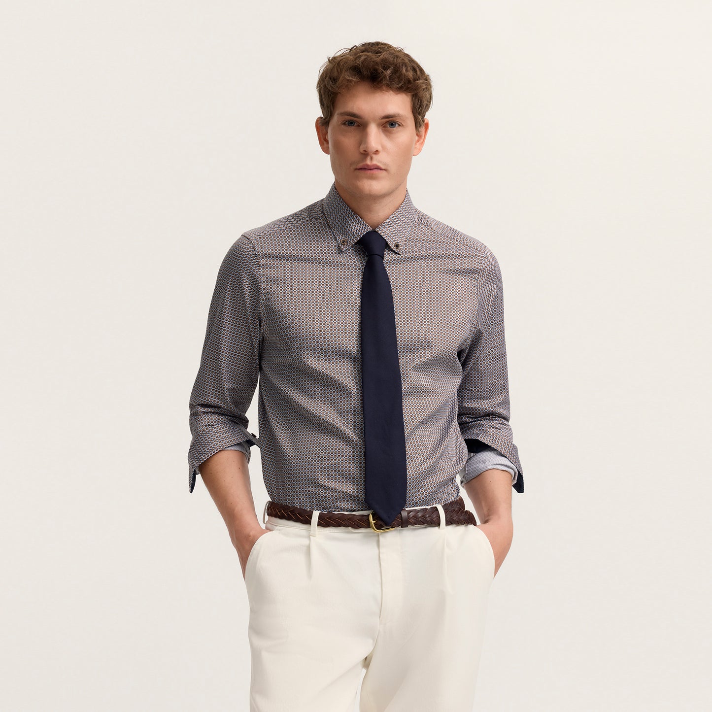 Modern Fit Pattern Shirt