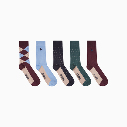 Mens Bamboo Sock (Box of 5)