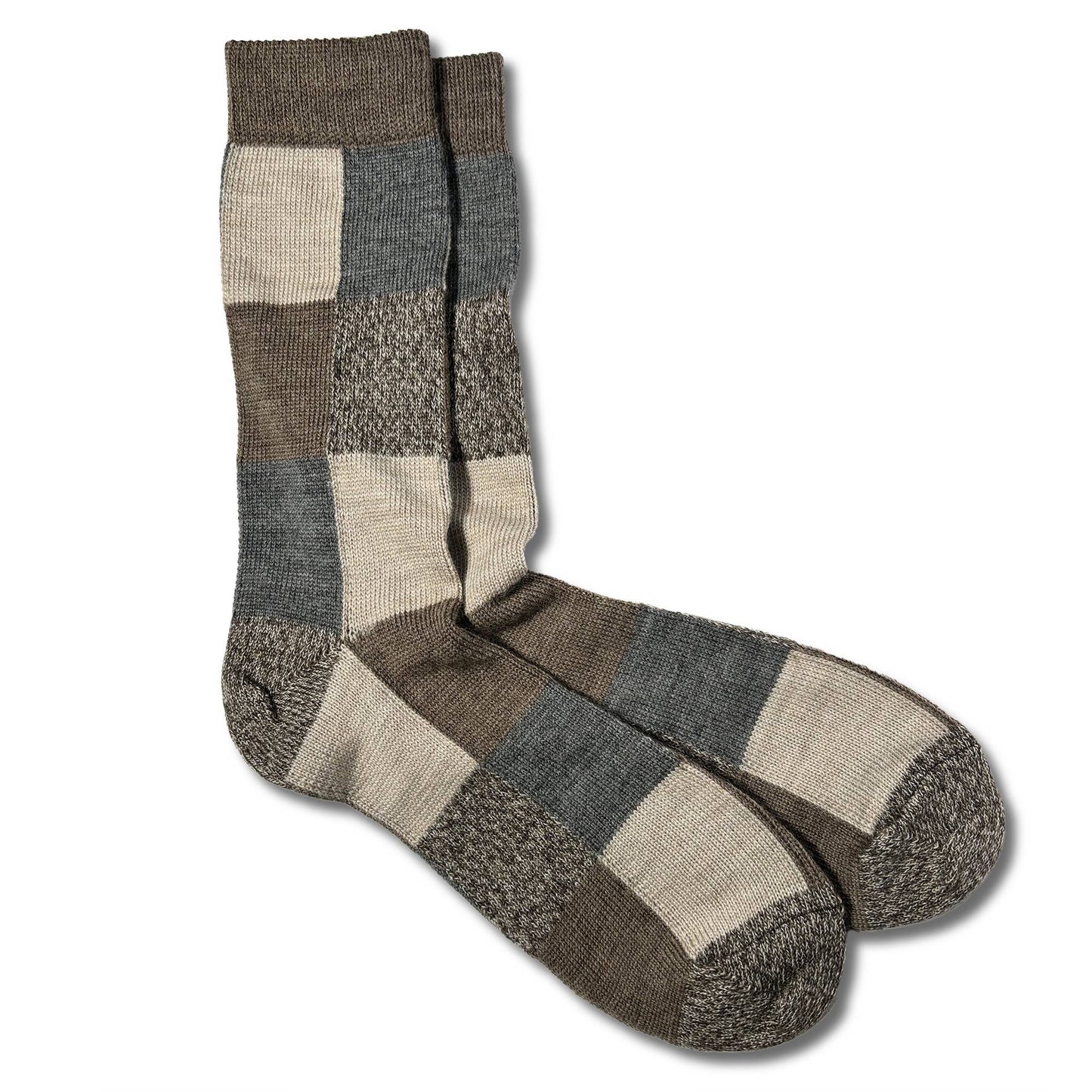 Block Patterned Sock