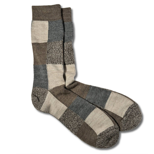 Block Patterned Sock