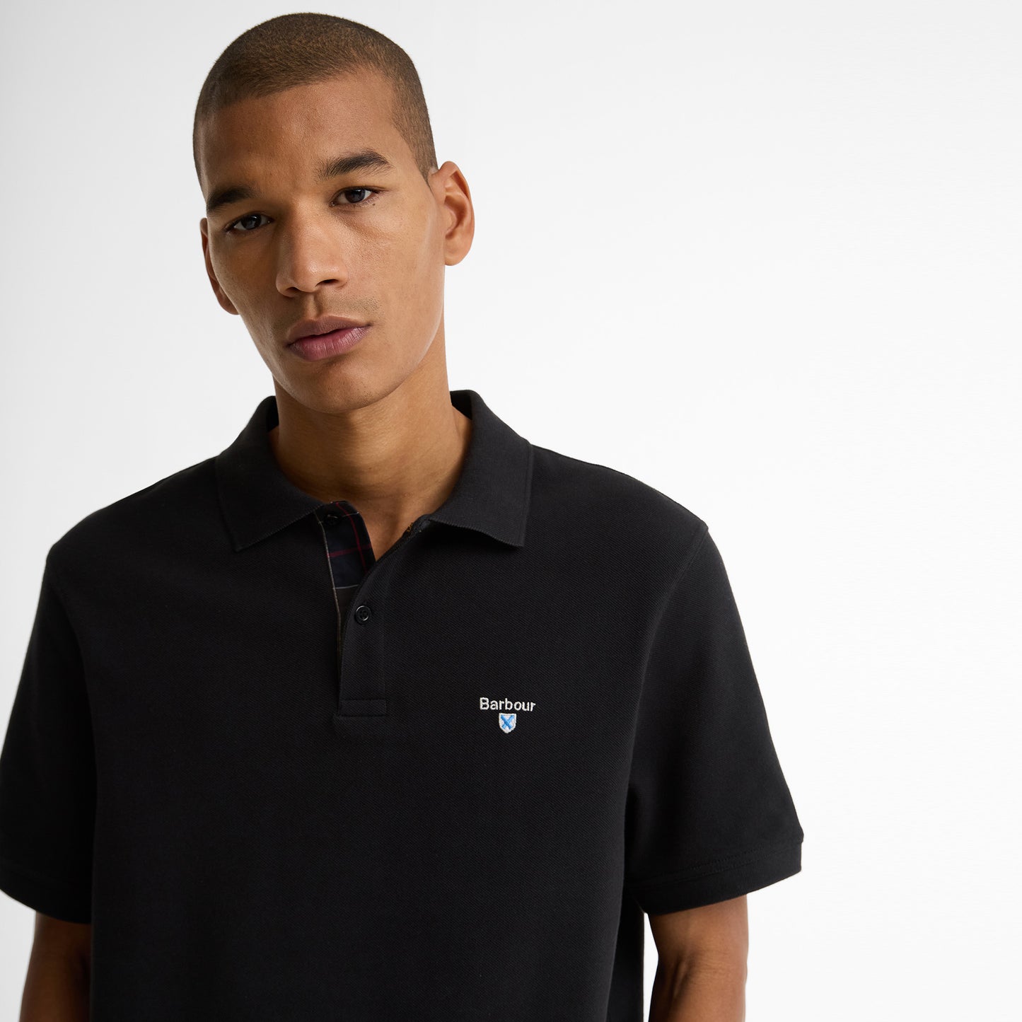 Regular Tartan Pique Polo Shirt