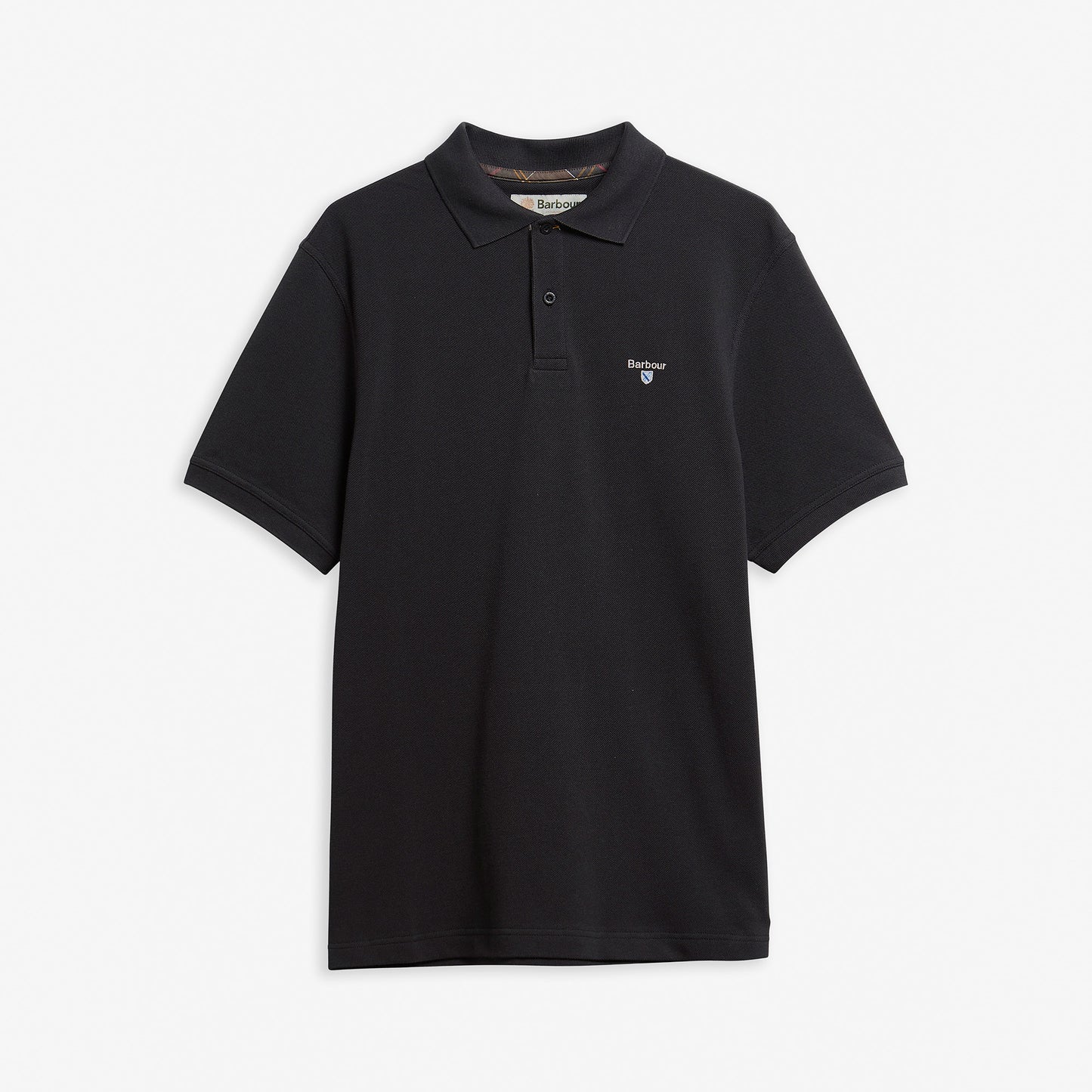 Regular Tartan Pique Polo Shirt