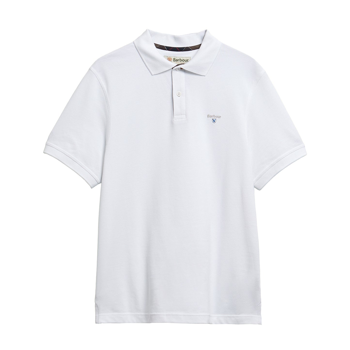 Regular Tartan Pique Polo Shirt