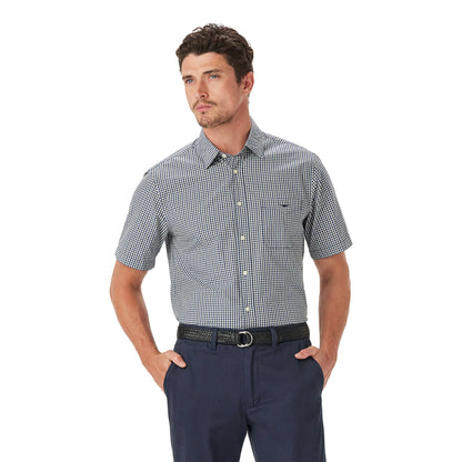 Classic Poplin Check Short Sleeve Shirt