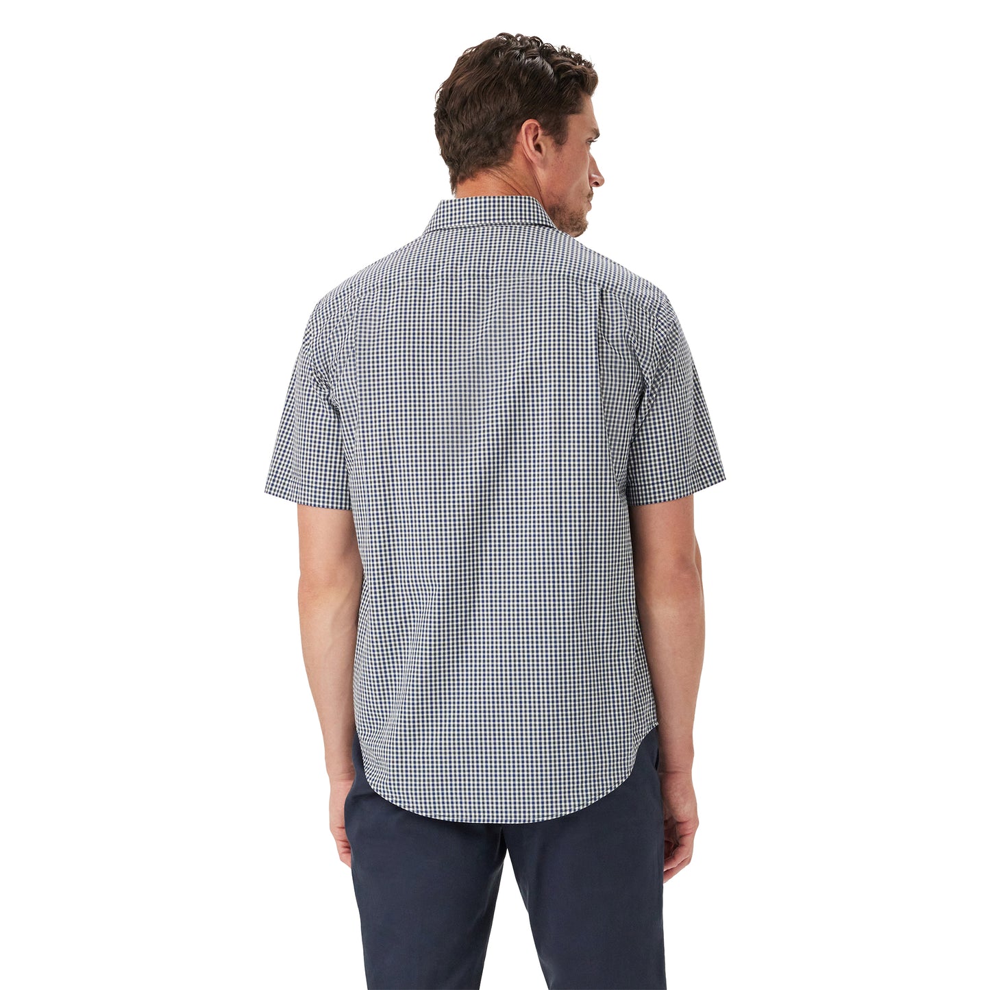 Classic Poplin Check Short Sleeve Shirt