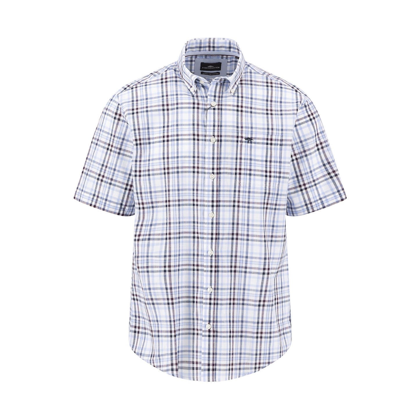 Slub Combi Check Shirt