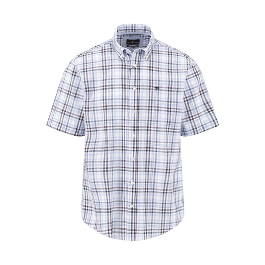 Slub Combi Check Shirt