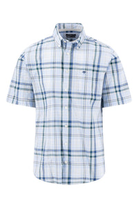Slub Combi Check Shirt