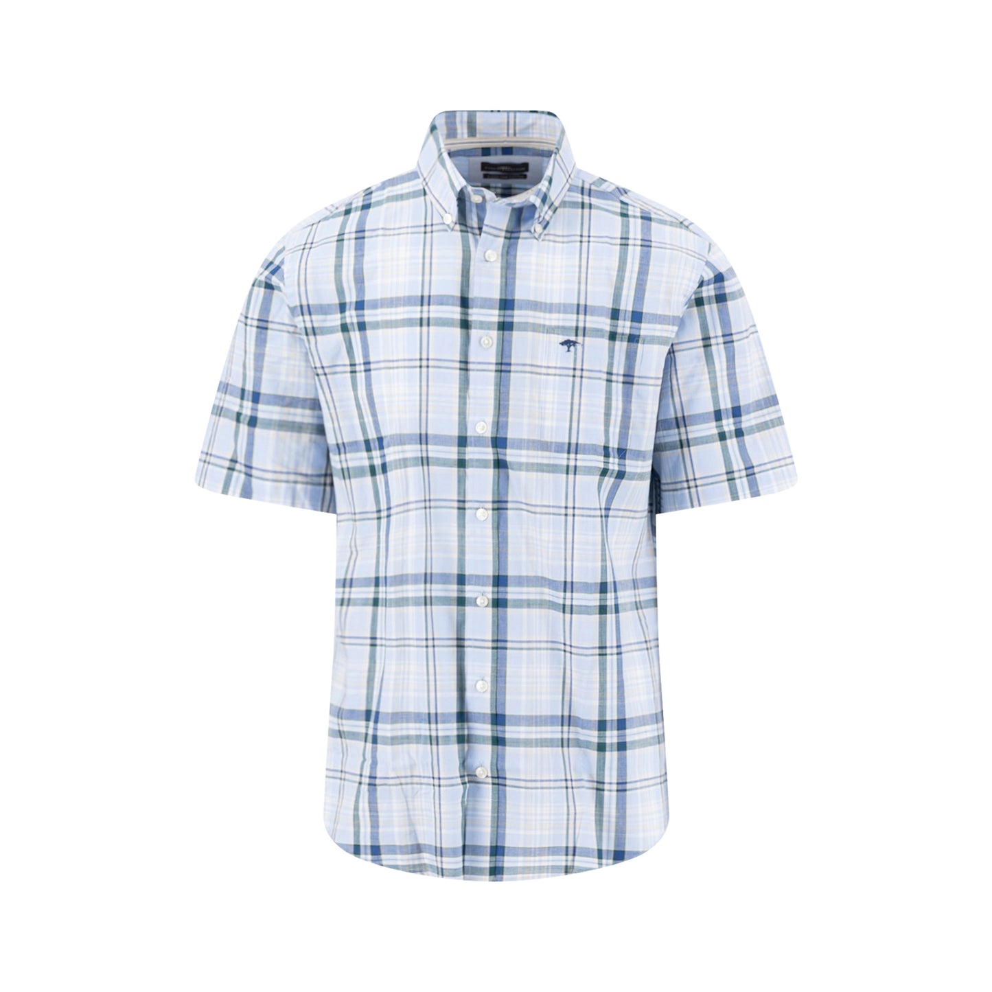Slub Combi Check Shirt