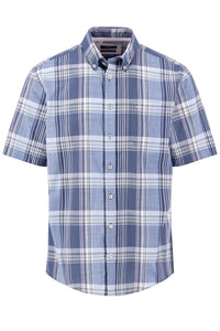 Slub Combi Check Shirt