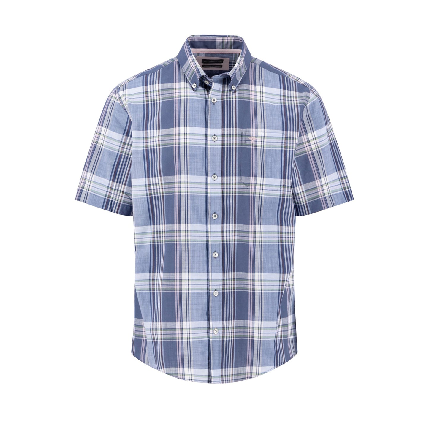 Slub Combi Check Shirt
