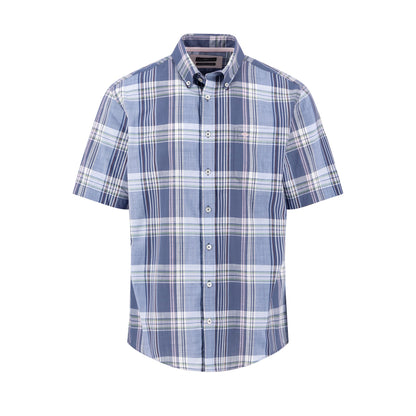 Slub Combi Check Shirt