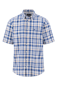Slub Combi Check Shirt
