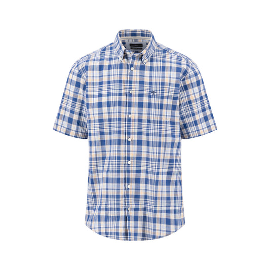 Slub Combi Check Shirt