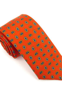 English Silk Paisley Tie