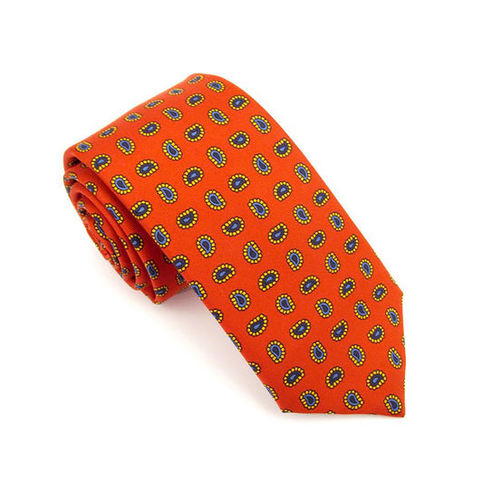 English Silk Paisley Tie