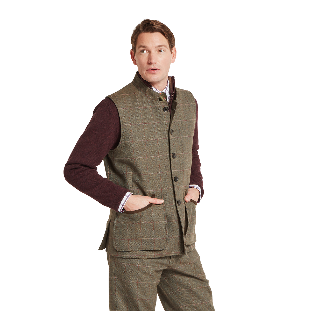 Holcot Tweed Waistcoat