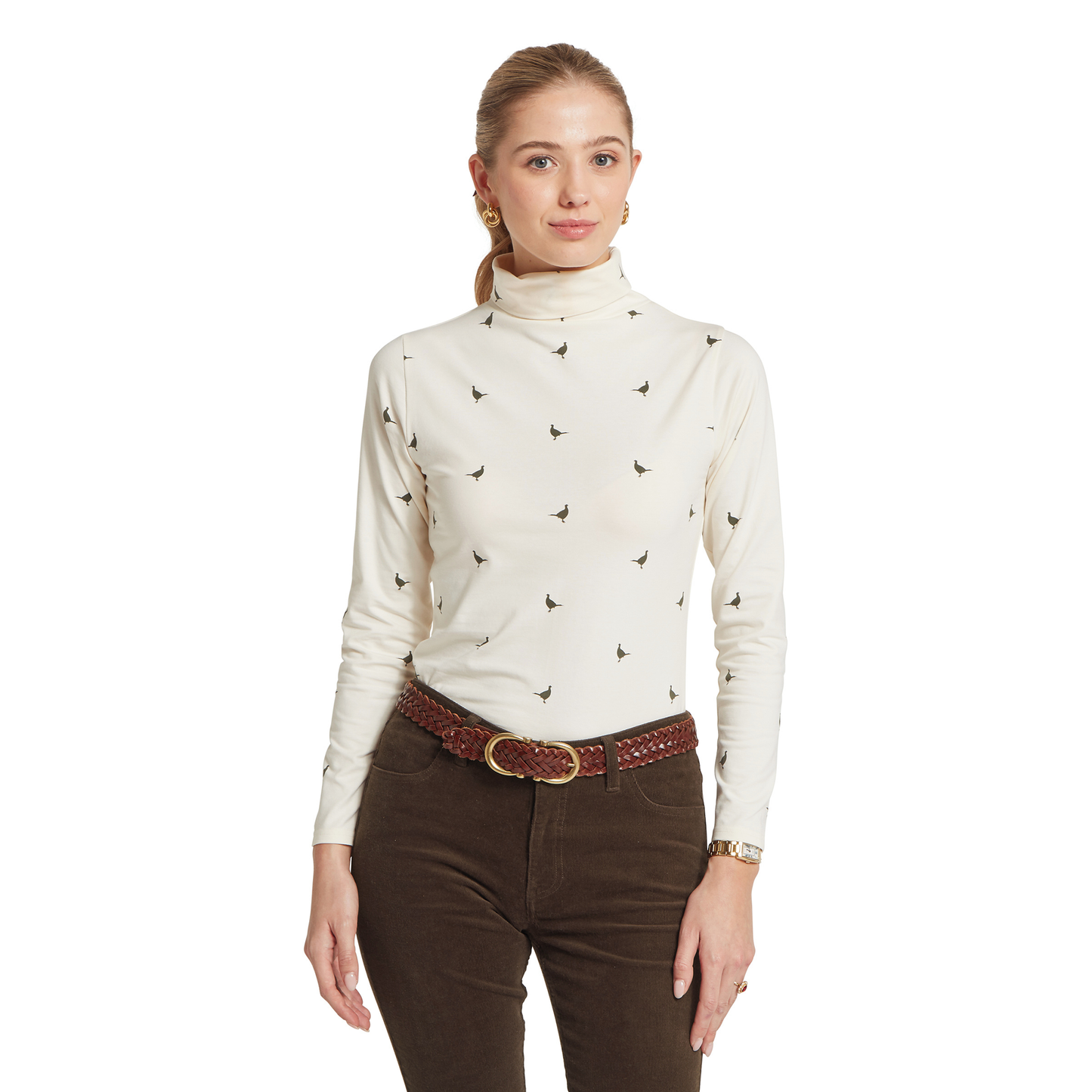 Malham Roll Neck Top