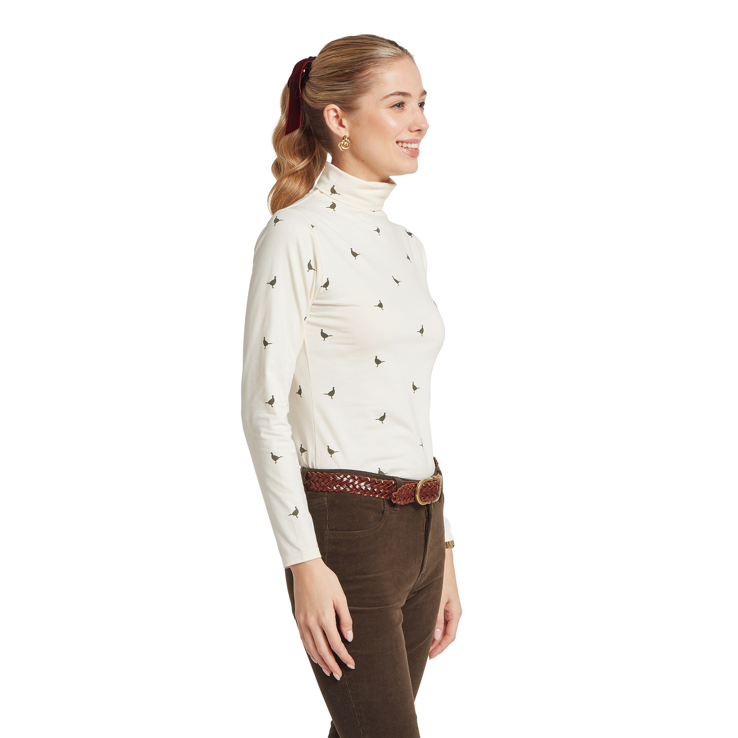Malham Roll Neck Top