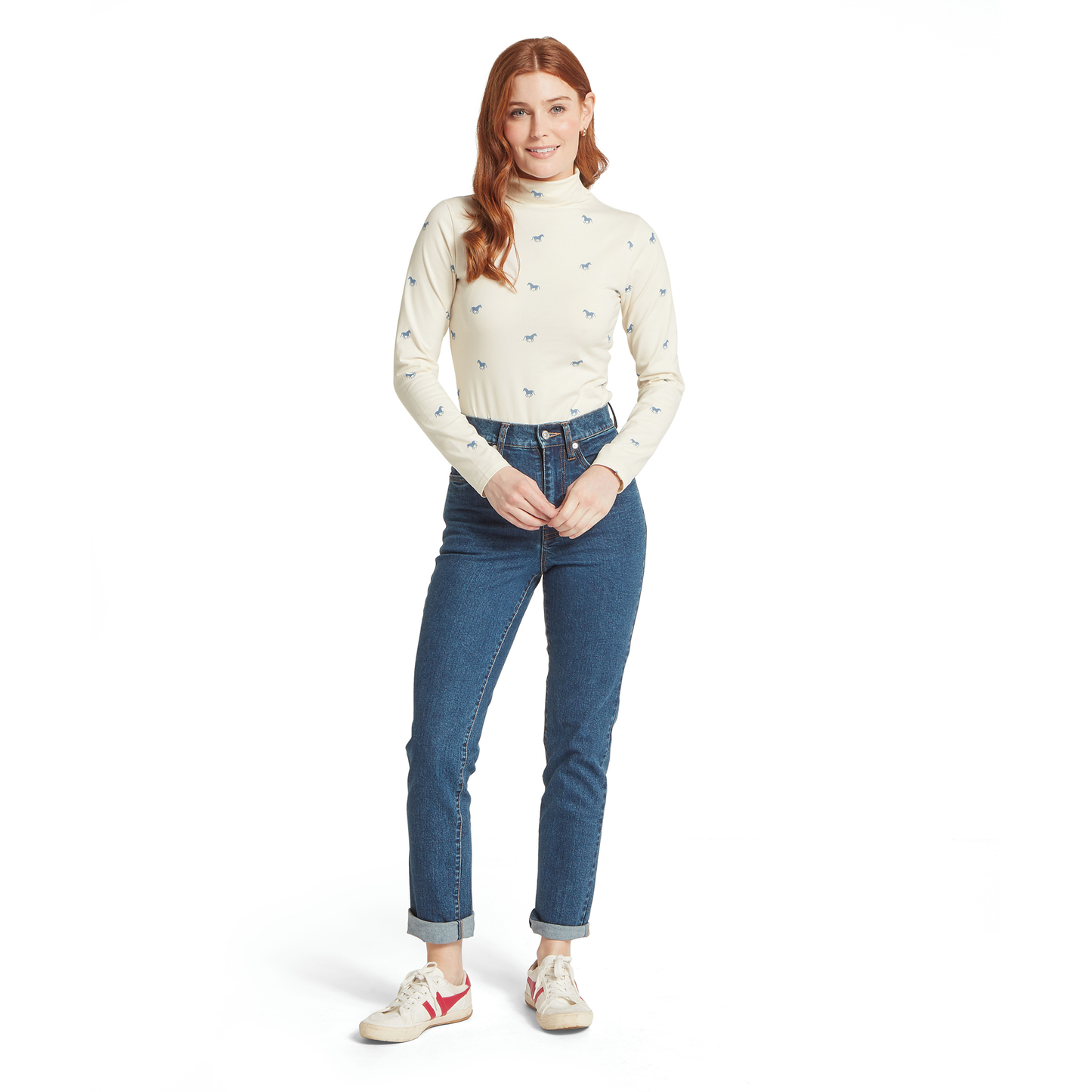 Malham Roll Neck Top