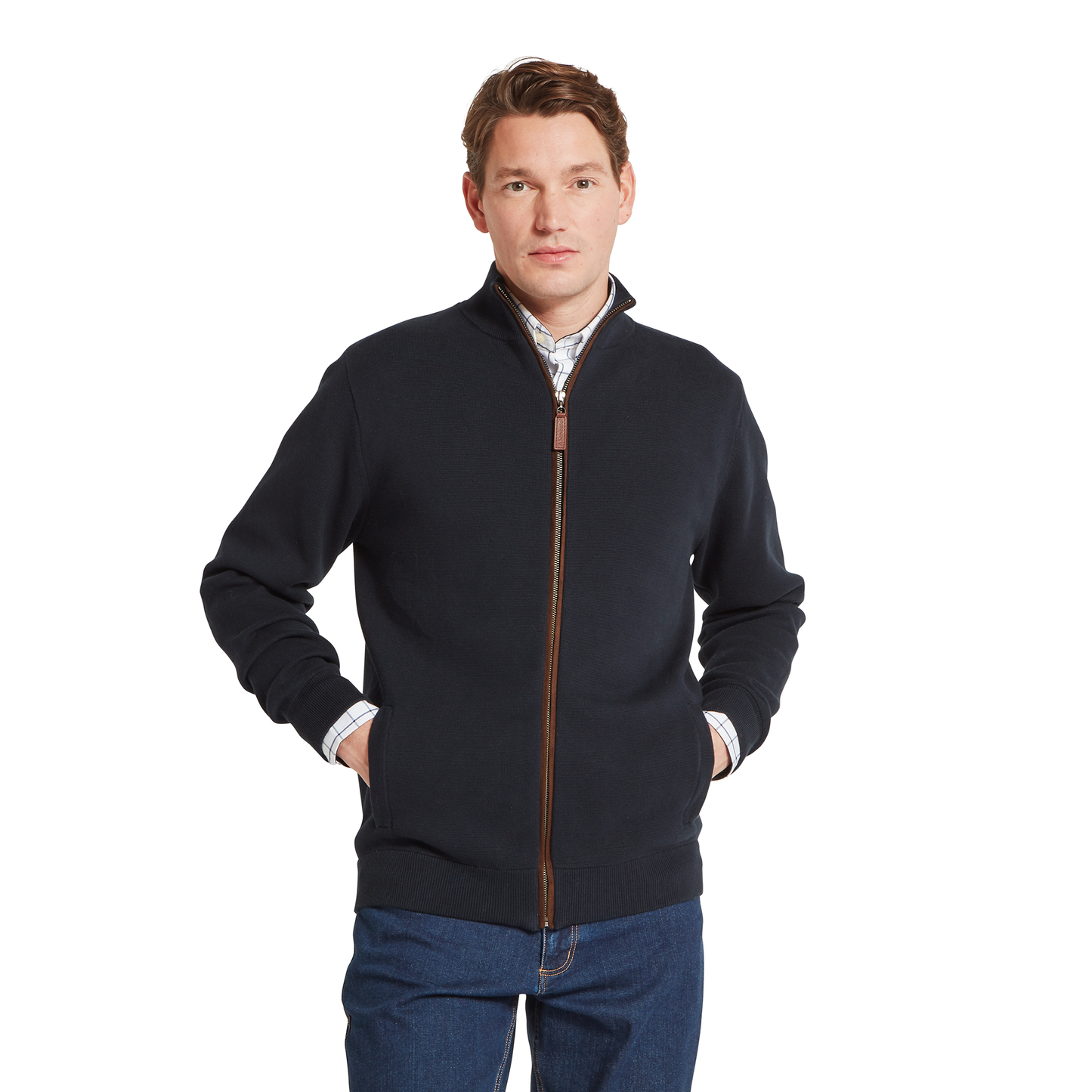 Marlow Full Zip Cotton Jumper
