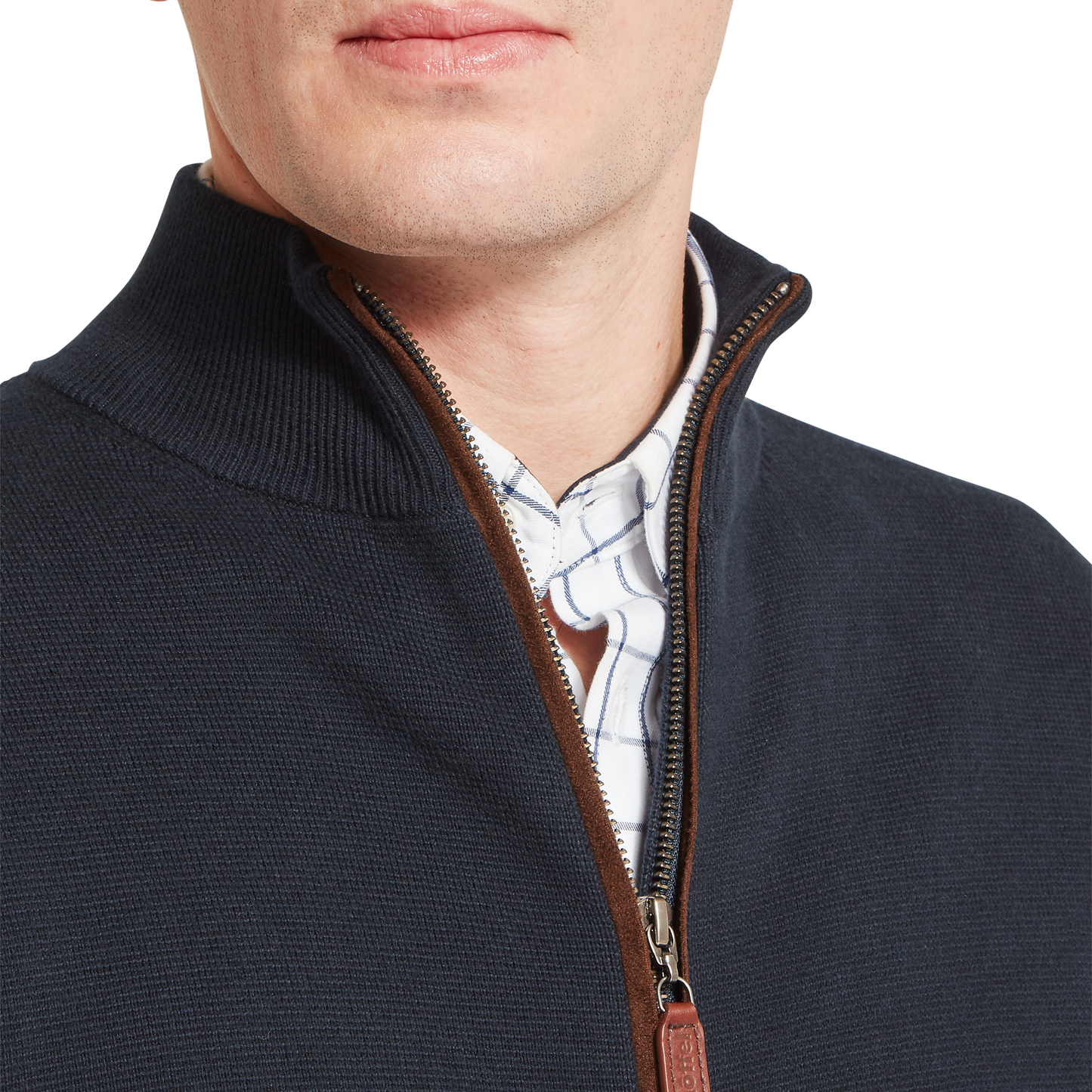 Marlow Full Zip Cotton Jumper