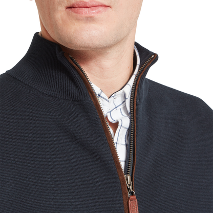 Marlow Full Zip Cotton Jumper