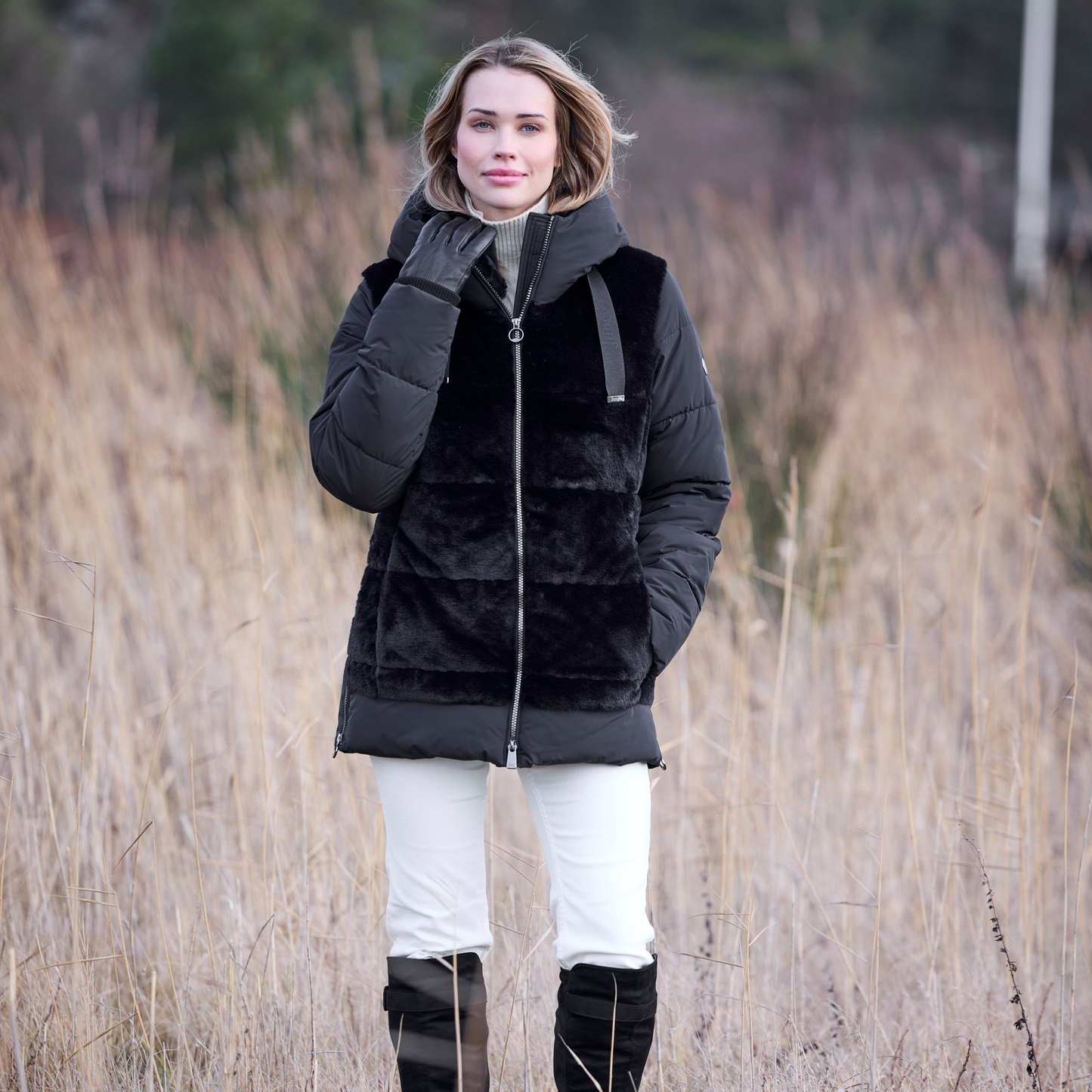 Priscilla Fur Front Coat