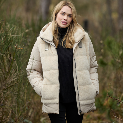 Priscilla Fur Front Coat