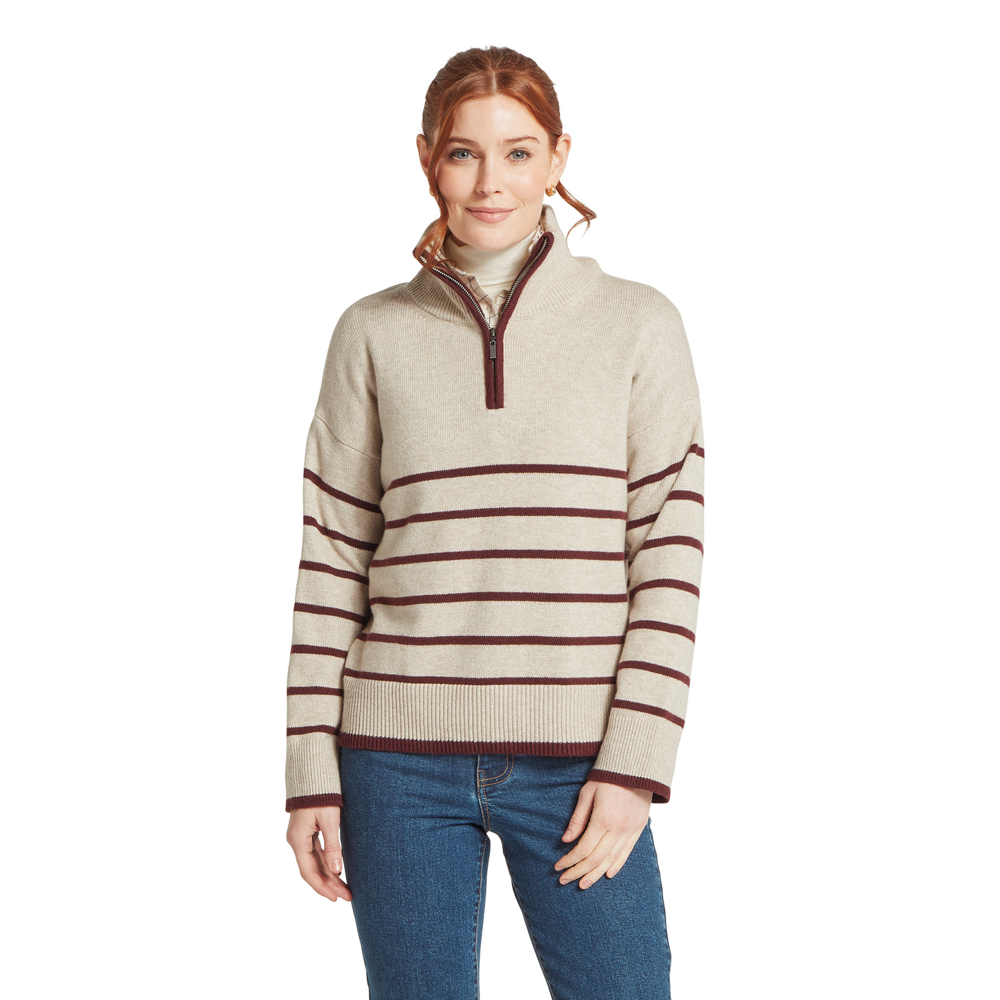 Sandsend Quarter Zip Jumper