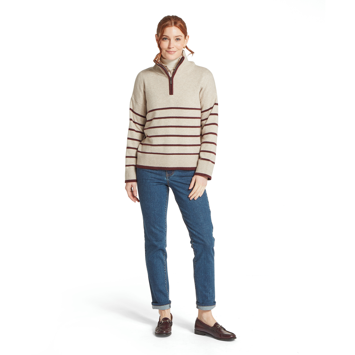 Sandsend Quarter Zip Jumper