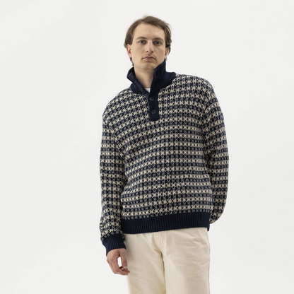 Sverre Cotton Zip Neck 