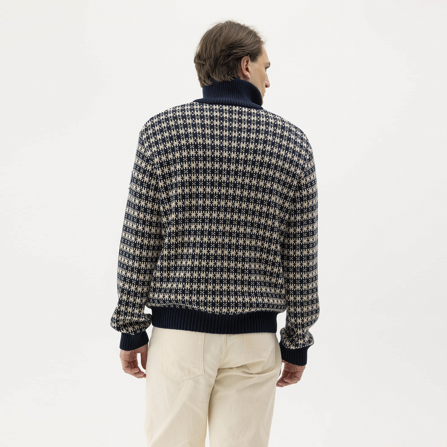 Sverre Cotton Zip Neck 