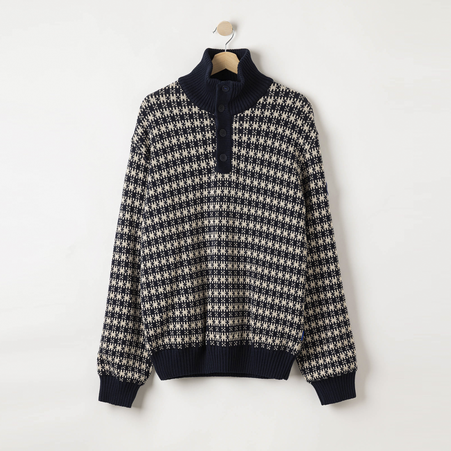 Sverre Cotton Zip Neck 
