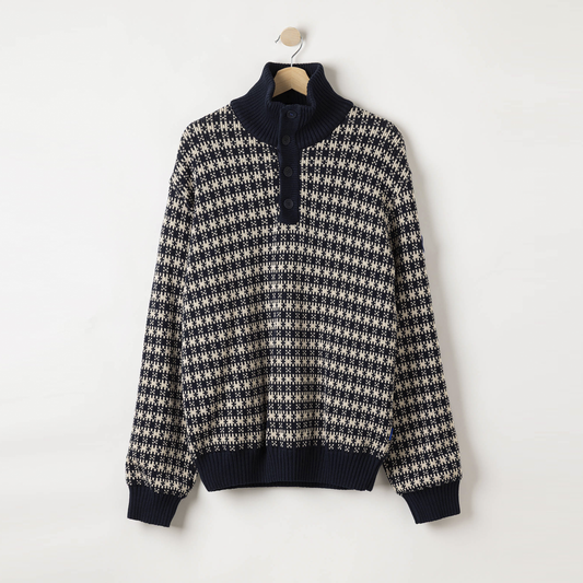 Sverre Cotton Zip Neck 