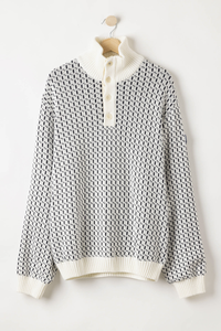 Sverre Cotton Zip Neck 