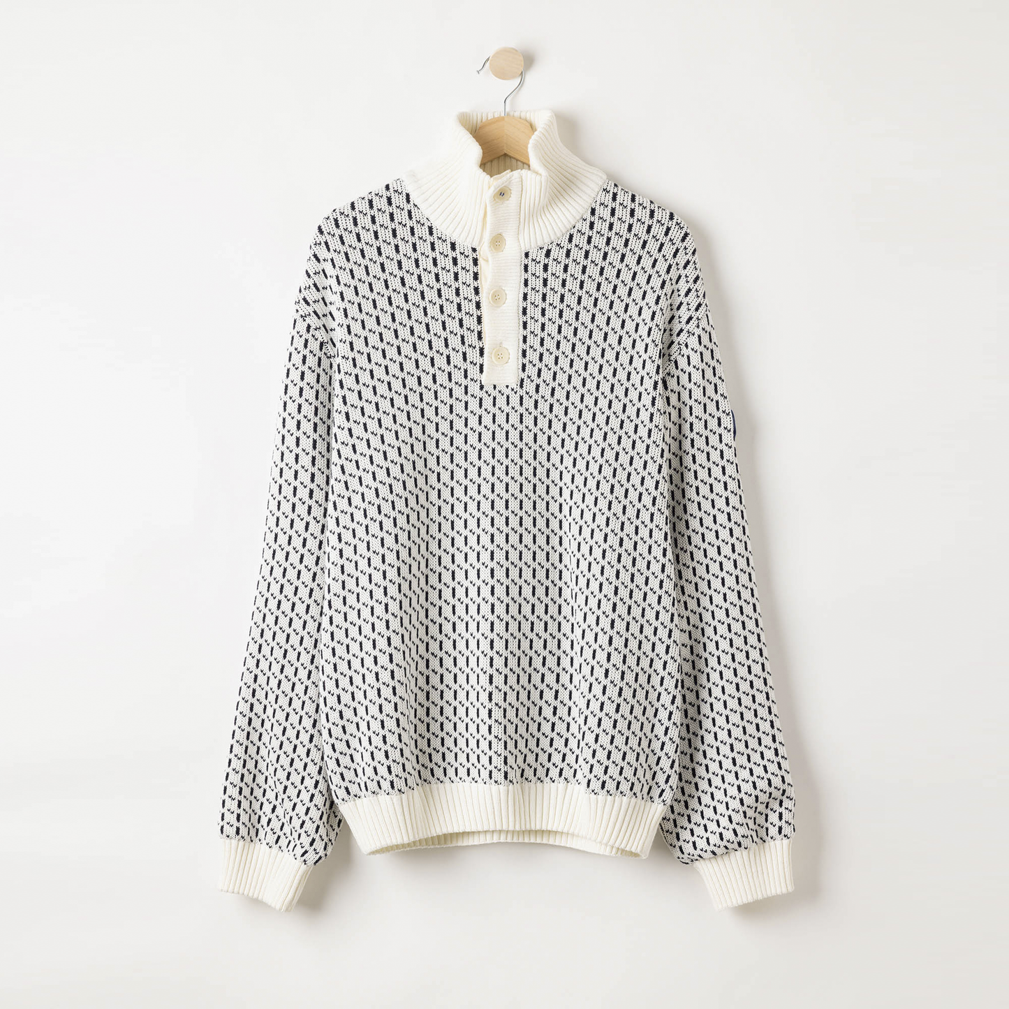 Sverre Cotton Zip Neck 