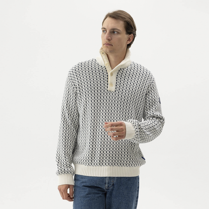 Sverre Cotton Zip Neck 