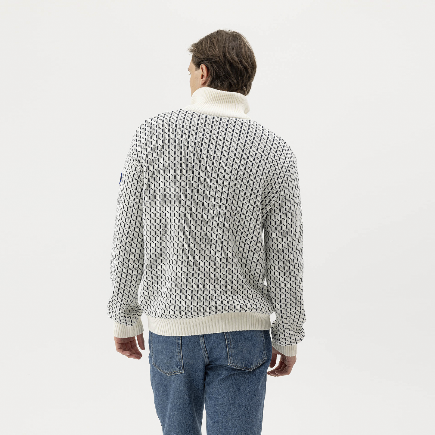 Sverre Cotton Zip Neck 
