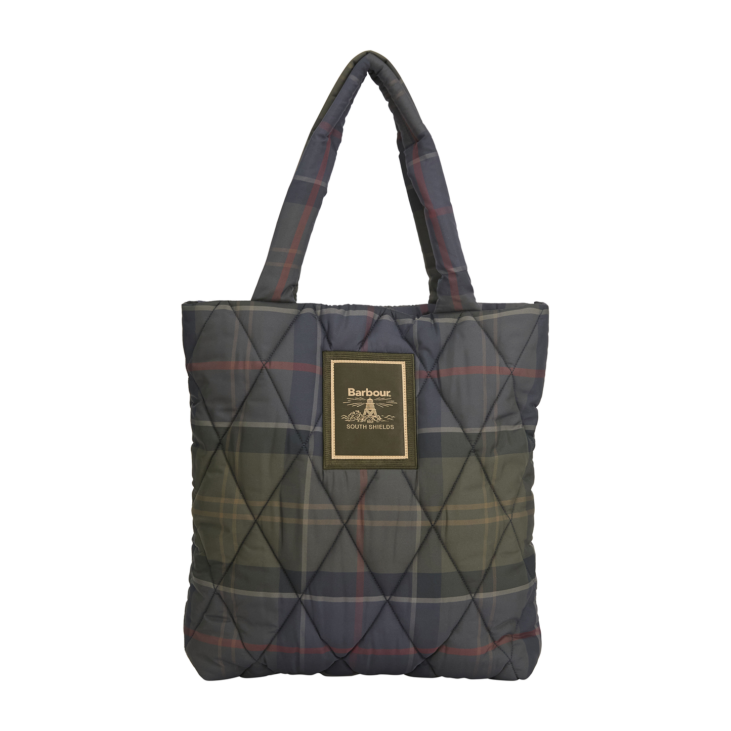 Tartan Arlene Quilted Tote Bag