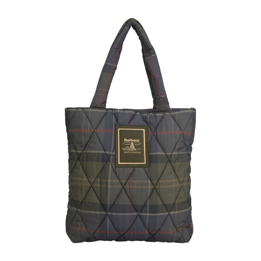 Tartan Arlene Quilted Tote Bag