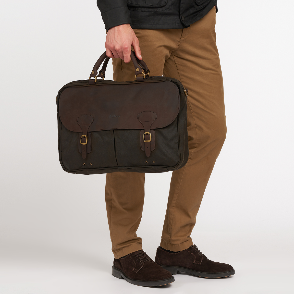 Wax Leather Briefcase