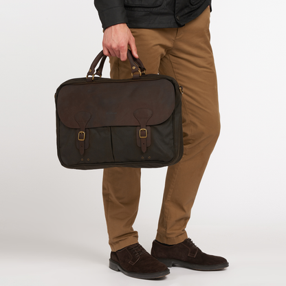Wax Leather Briefcase