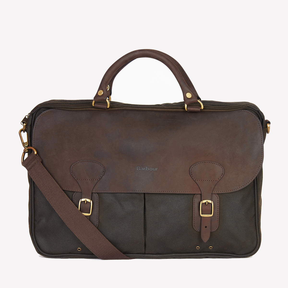 Wax Leather Briefcase